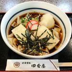 田舎屋 - 冷し揚げもちおろしきしめん