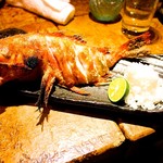 ろばた 翔 - 知床産キンキの塩焼き