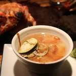 ろばた 翔 - 最後のご飯もの。お茶漬けかな？