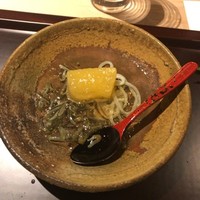 うち山 - じゅんさい、そーめんかぼちゃ、ふのりそーめん
