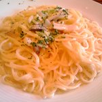 Erbetta - ランチ。ゴルゴンゾーラのパスタ(正式名称失念)大盛り。