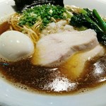 煮干し中華そば一燈 - イカしたあっさり煮干しそば＋まさの味玉　９００円