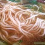 満天ラーメン - 麺の感じ