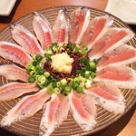 いわしの薄造り