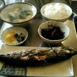 徳市 - 参考　あじの塩焼き定食