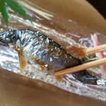 湖里庵 - 鮎の塩焼き、リフトアップ。