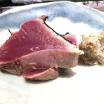 第三春美鮨 - スペシャリテ　鰹と山葵漬け