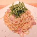 カフェ・ド・レティ - 明太子と北海道牛乳のパスタ