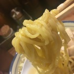 銀座 朧月 - 細麺平打縮麺