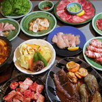 Yakiniku Resutoran Danshaku - 3500円コース　※写真は３人前