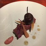ビストロ・シンバ - シンバ特製ブータンノワールと紅玉のピュレ