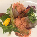 ビストロ・シンバ - 真鯛と甘エビのセビーチェ
