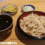 手打うどん 松屋 - もり+天ぷら