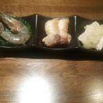 豊栄 - 前菜三点盛り　１人前