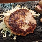 鉄板Diner JAKEN - やわらか牛ステーキ・特選黒毛和牛ハンバーグステーキ MIXセット（ランチ）