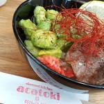acatoki - 【2017.08】アボカドナムル塩タン丼(セットで1,080円)