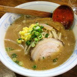 北海道らぁー麺　極極 - 味噌ラーメン６５０円