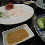 多助割烹 - ウマズラ刺身＆キモダレ