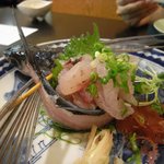 多助割烹 - トビウオ刺身