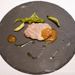 レスアルカーナ - 豚フィレ肉のポワレ　リヨネーズソース