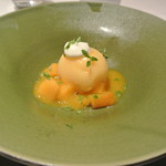 リストランテ カノフィーロ - 台湾産マンゴーとパッションフルーツのソルベ