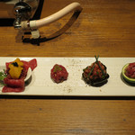 焼肉 うしみつ - 生肉盛り合わせ