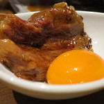 焼肉 うしみつ - 焼きすき　サーロインの上にトモ三角