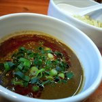 麺屋 高橋 - 辛つけ麺のアップ