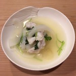 うを徳 - 鱧しゃぶ（2杯目）