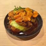 うを徳 - 京都 山科 茄子 田楽 + 岩手 馬糞雲丹（大盛り）