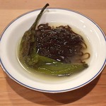 うを徳 - 満願寺とうがらし + 青森 海藻の芽