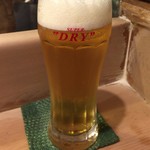 うを徳 - 生ビール