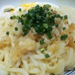 かま玉（中）のアップ