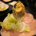 定食酒場食堂 - お通しの卵サラダ