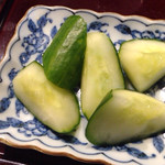 旬菜・旬魚 なかむら - 胡瓜の浅漬け