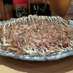 鉄板居酒屋OHANA - ちぢみ風ねぎ焼き