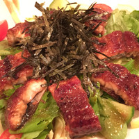ひつまぶし名古屋備長 マロニエゲート銀座1店 - うなサラダ
