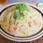 Nemaru Cafe - 海老とパクチーのレモン風味スパゲティ(950円)