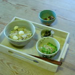 Sorakubo - 山菜おこわセット(￥1000)