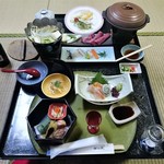 里湯昔話・雄山荘 - 宴会のお料理