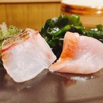 鮨 竜介 - 2017.7.  鶏魚と金目鯛