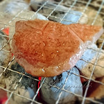 赤身焼肉みはら - 焼肉中～ [ミスジ定食(宮崎牛)]