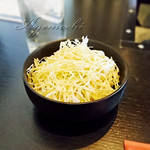 赤身焼肉みはら - キャベツサラダ [ミスジ定食(宮崎牛)]