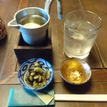 蕎麦彩膳 隆仙坊 - とりあえず地元郡山市の銘酒「田村純米吟醸」