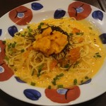 鎌倉パスタ - 【料理】3生うにといくらのクリーム1502円