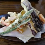 【2017.8.6(日)】季節の野菜天ぷら600円