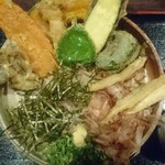 野菜天ぶっかけ