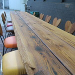 傳 - 29年8月　外のテーブル