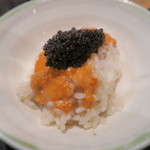 傳 - 29年8月　雲丹とキャビアの御飯