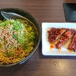 備前汁なし担担麺 虎ぼるた 大安寺店 - 汁なしバーコー担々麺：950円